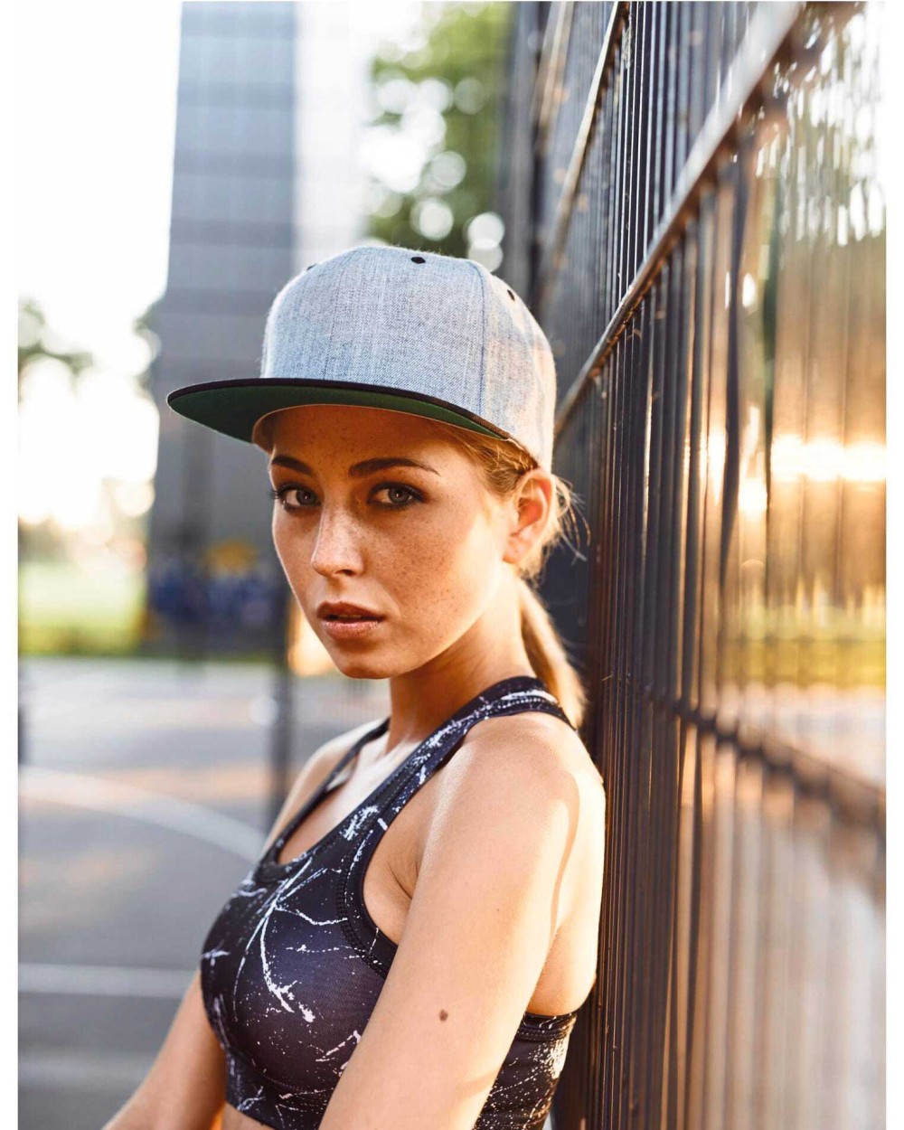 FLEXFIT Zweifarbige Classic Snapback Cap Kappen personalisierbar