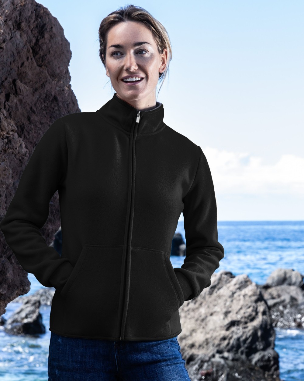 Laines polaires personnalisable PROMODORO WOMEN’S DOUBLE FLEECE JACKET