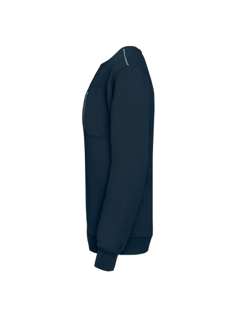 WK. DESIGNED TO WORK Sweat-shirt Day To Day zip poche contrastée unisexe /api/colors/a9afae7b-228f-455f-8532-82abab428f1e personnalisable