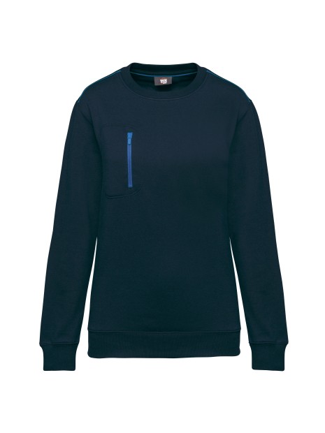 WK. DESIGNED TO WORK Sweat-shirt Day To Day zip poche contrastée unisexe /api/colors/b4105994-2f73-4f43-9b5e-e708547f060d personnalisable