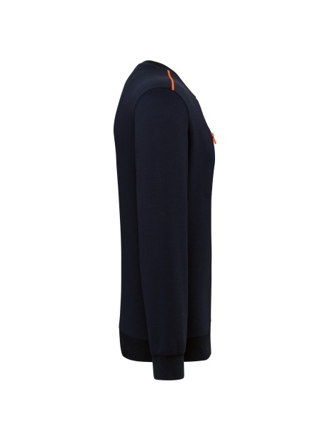 WK. DESIGNED TO WORK Sweat-shirt Day To Day zip poche contrastée unisexe /api/colors/4aa10cb8-ec49-4df5-89ba-a5619ab34e1d personnalisable