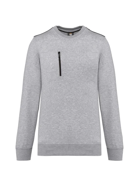 WK. DESIGNED TO WORK Sweat-shirt Day To Day zip poche contrastée unisexe /api/colors/6b08b627-54c2-459b-85a2-773df3e7b90d personnalisable