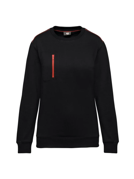 WK. DESIGNED TO WORK Sweat-shirt Day To Day zip poche contrastée unisexe /api/colors/408d50a3-bca9-4bb6-a04b-5019e7abc8dd personnalisable