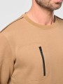 Sweat-shirts à personnaliser WK. DESIGNED TO WORK Sweat-shirt Day To Day zip poche contrastée unisexe 