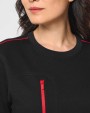 WK. DESIGNED TO WORK Day To Day Unisex-Sweatshirt mit kontrastfarbener zip Tasche Sweatshirts personalisierbar