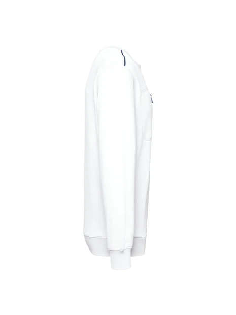 WK. DESIGNED TO WORK Sweat-shirt Day To Day zip poche contrastée unisexe /api/colors/0a5bce3c-f7ce-4afd-8f62-82c8c24eb7e9 personnalisable
