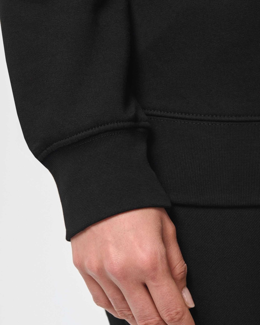 Sweat-shirts personnalisable WK. DESIGNED TO WORK Sweat-shirt Day To Day zip poche contrastée unisexe