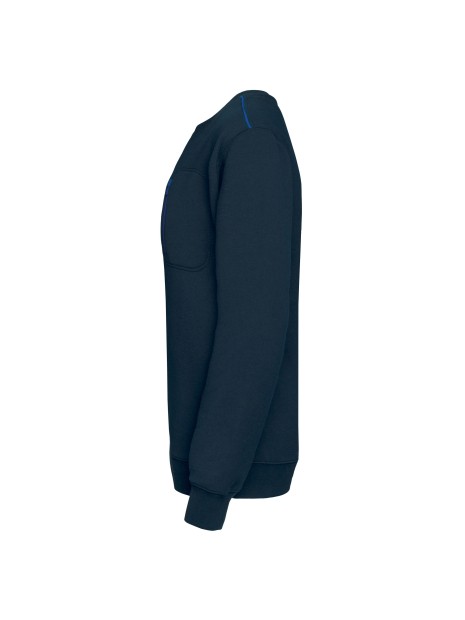 WK. DESIGNED TO WORK Sweat-shirt Day To Day zip poche contrastée unisexe /api/colors/b4105994-2f73-4f43-9b5e-e708547f060d personnalisable