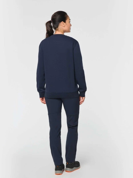 Sweat-shirts à personnaliser WK. DESIGNED TO WORK Sweat-shirt Day To Day zip poche contrastée unisexe 