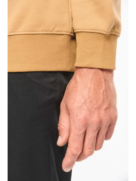 WK. DESIGNED TO WORK Sweat-shirt Day To Day zip poche contrastée unisexe  personnalisable