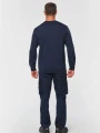 Sweat-shirts à personnaliser WK. DESIGNED TO WORK Sweat-shirt Day To Day zip poche contrastée unisexe 
