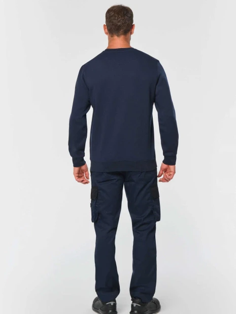Sweat-shirts à personnaliser WK. DESIGNED TO WORK Sweat-shirt Day To Day zip poche contrastée unisexe 