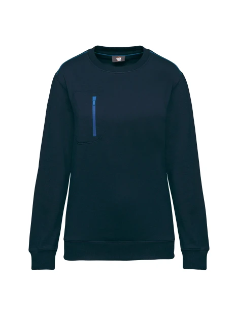 WK. DESIGNED TO WORK Sweat-shirt Day To Day zip poche contrastée unisexe /api/colors/b4105994-2f73-4f43-9b5e-e708547f060d personnalisable
