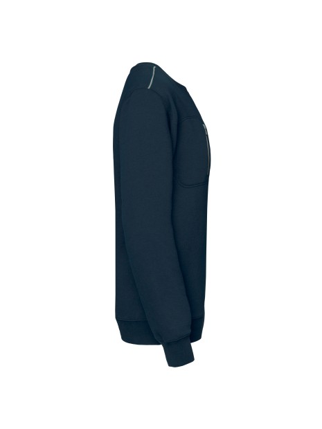 WK. DESIGNED TO WORK Sweat-shirt Day To Day zip poche contrastée unisexe /api/colors/a9afae7b-228f-455f-8532-82abab428f1e personnalisable