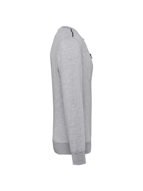 WK. DESIGNED TO WORK Sweat-shirt Day To Day zip poche contrastée unisexe /api/colors/6b08b627-54c2-459b-85a2-773df3e7b90d personnalisable