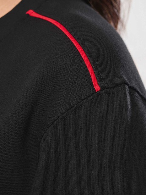 Sweat-shirts à personnaliser WK. DESIGNED TO WORK Sweat-shirt Day To Day zip poche contrastée unisexe 