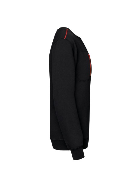 WK. DESIGNED TO WORK Sweat-shirt Day To Day zip poche contrastée unisexe /api/colors/408d50a3-bca9-4bb6-a04b-5019e7abc8dd personnalisable