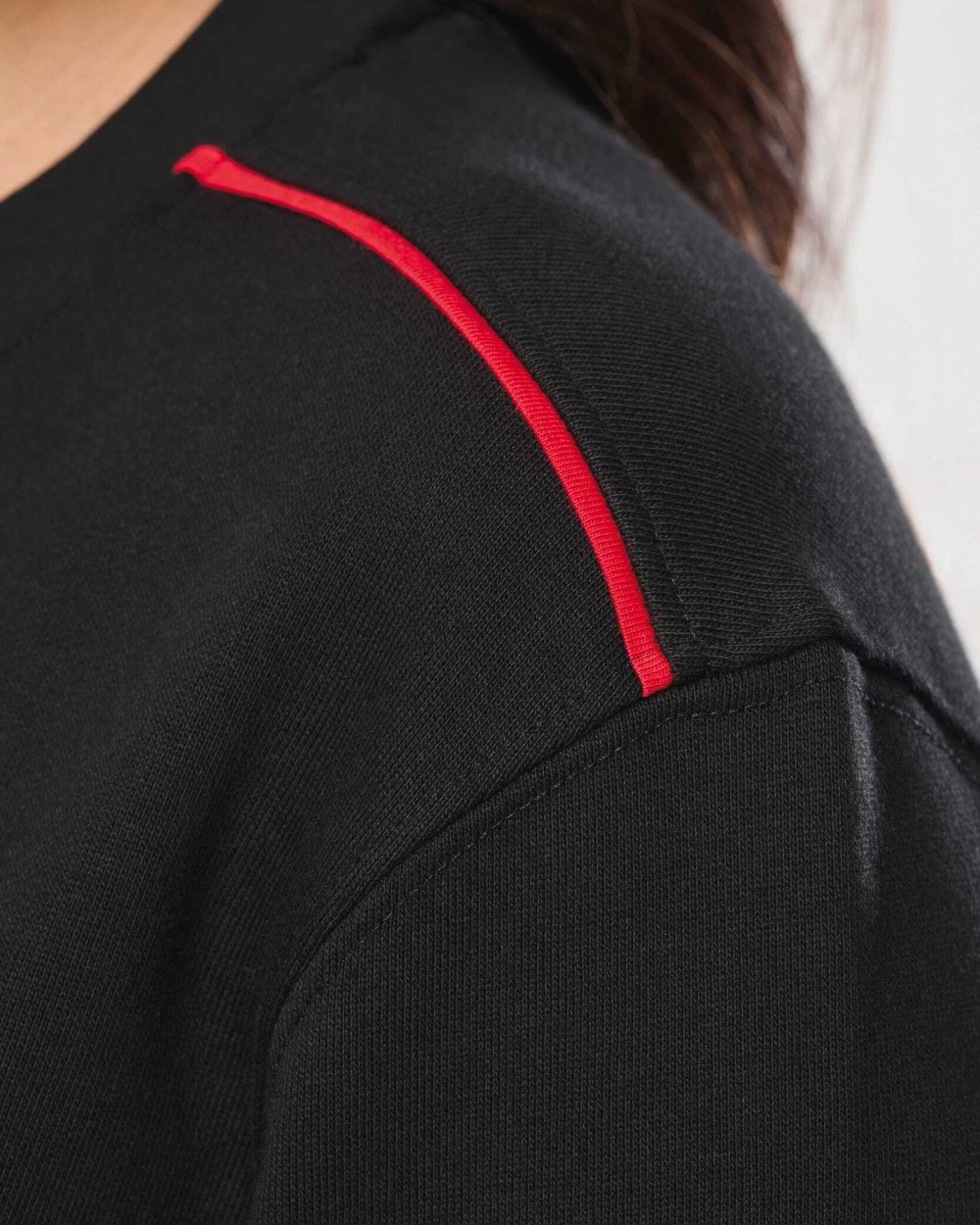 WK. DESIGNED TO WORK Day To Day Unisex-Sweatshirt mit kontrastfarbener zip Tasche Sweatshirts personalisierbar