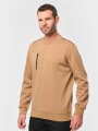 Sweat-shirts à personnaliser WK. DESIGNED TO WORK Sweat-shirt Day To Day zip poche contrastée unisexe 