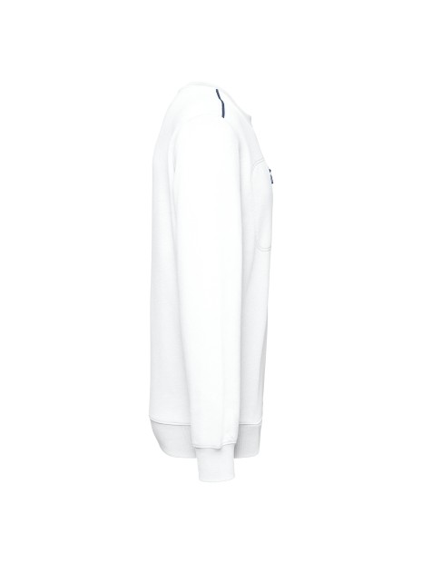 WK. DESIGNED TO WORK Sweat-shirt Day To Day zip poche contrastée unisexe /api/colors/0a5bce3c-f7ce-4afd-8f62-82c8c24eb7e9 personnalisable