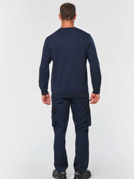 Sweat-shirts à personnaliser WK. DESIGNED TO WORK Sweat-shirt Day To Day zip poche contrastée unisexe 