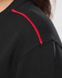WK. DESIGNED TO WORK Day To Day Unisex-Sweatshirt mit kontrastfarbener zip Tasche Sweatshirts personalisierbar