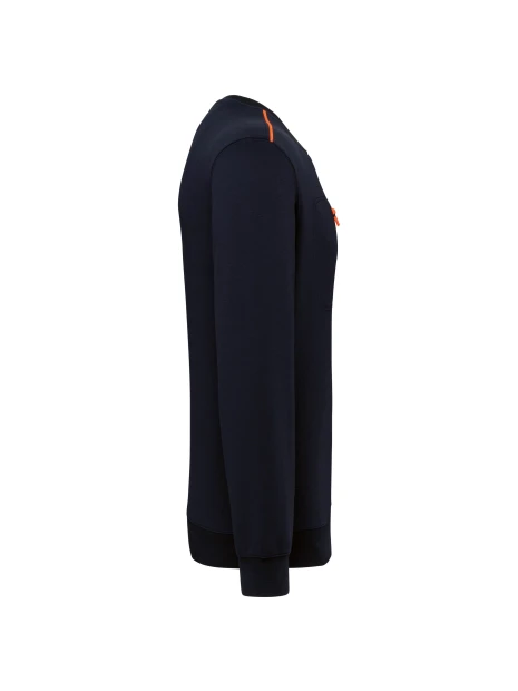 WK. DESIGNED TO WORK Sweat-shirt Day To Day zip poche contrastée unisexe /api/colors/4aa10cb8-ec49-4df5-89ba-a5619ab34e1d personnalisable