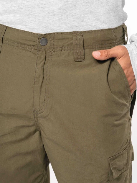 Pantalons à personnaliser KARIBAN Pantalon léger multipoches homme 