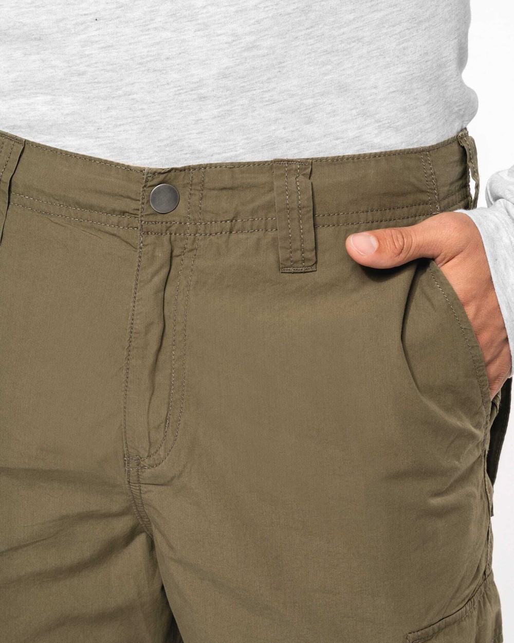 KARIBAN Leichte Herrenhose mit mehreren Taschen Hosen personalisierbar
