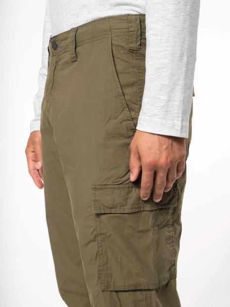 Pantalons à personnaliser KARIBAN Pantalon léger multipoches homme 