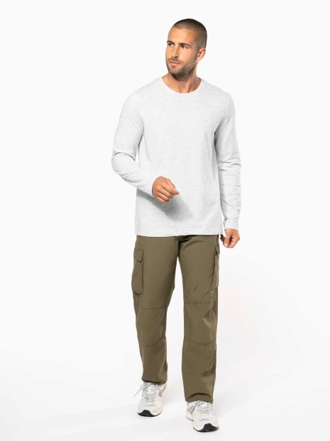 Pantalons à personnaliser KARIBAN Pantalon léger multipoches homme 