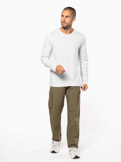 Pantalons à personnaliser KARIBAN Pantalon léger multipoches homme 