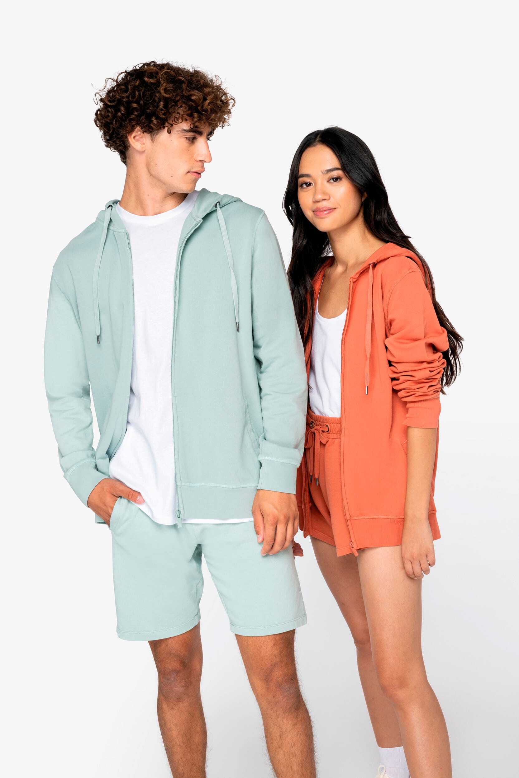 Sweat-shirts personnalisable NATIVE SPIRIT Sweat-shirt écoresponsable zippé à capuche French Terry unisexe