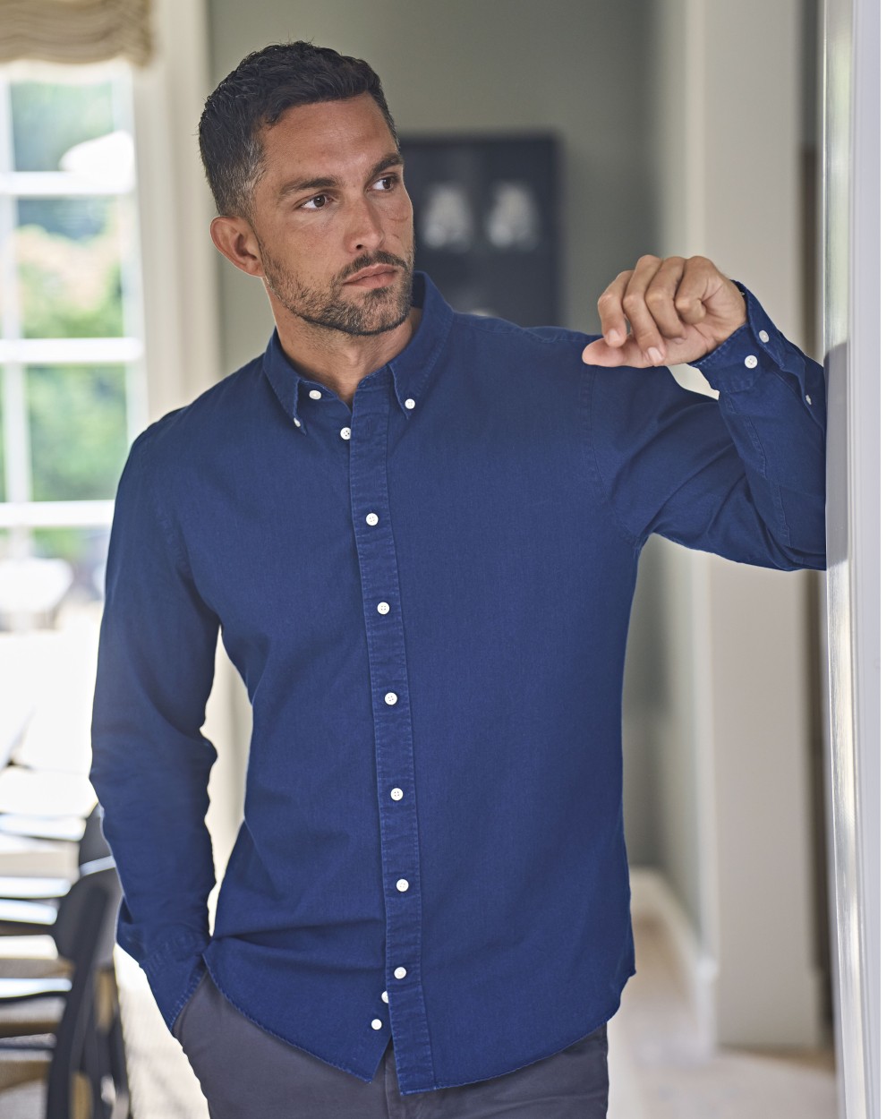 TEE JAYS CASUAL TWILL SHIRT Hemden personalisierbar