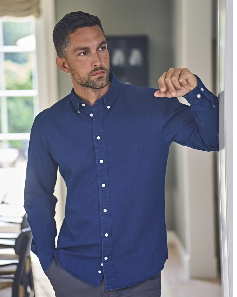 TEE JAYS CASUAL TWILL SHIRT Hemden personalisierbar