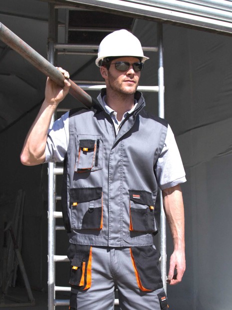 Gilets de sécurité à personnaliser RESULT Gilet multipoches Lite 