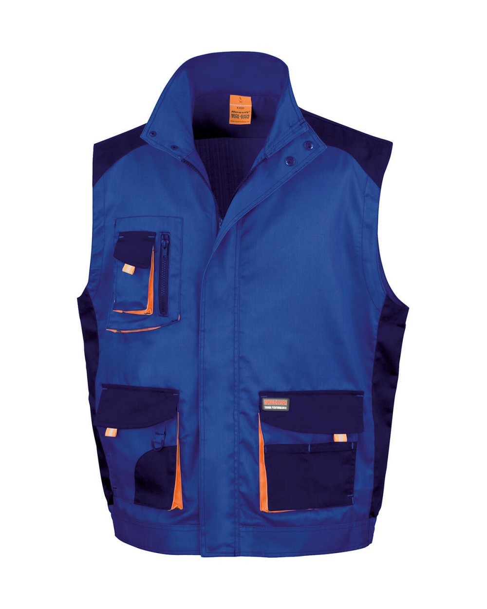 Fluo vestjes RESULT Work-guard Lite Gilet voor bedrukking &amp; borduring