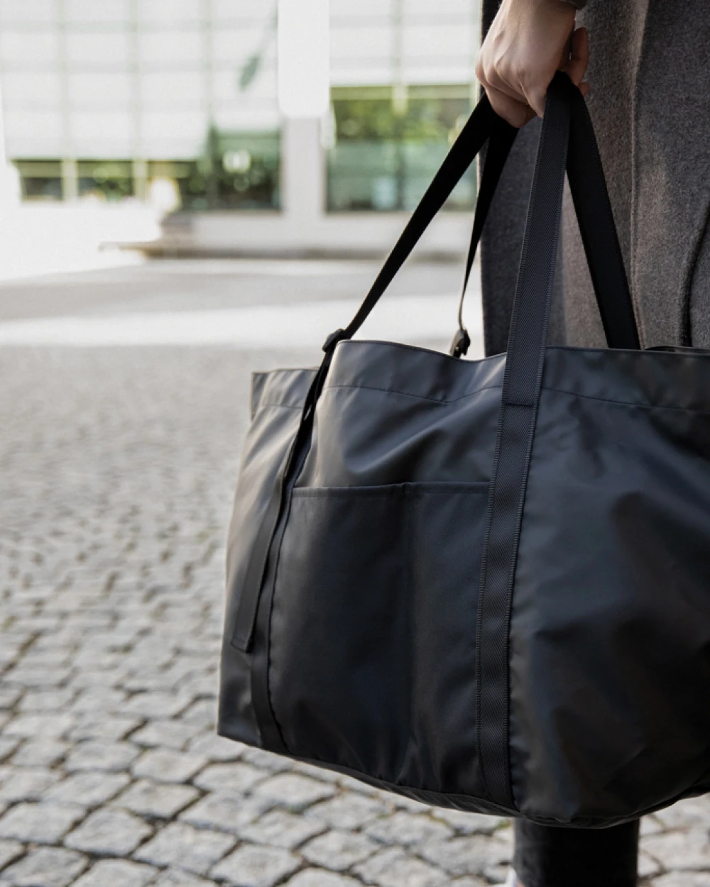 Tassen & Zakken VINGA VINGA Livorno GRS recycled polyester maxi draagtas voor bedrukking &amp; borduring