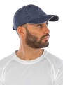 Casquettes à personnaliser RESULT Casquette coton fine ligne lavé avec visière sandwich 
