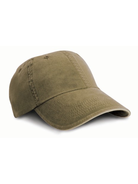 RESULT Casquette coton fine ligne lavé avec visière sandwich /api/colors/b0f026a1-335f-4b8d-af21-ef6ef9550fa7 personnalisable
