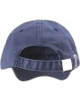 Petjes RESULT Verwassen fine line katoenen pet met sandwichbies voor bedrukking &amp; borduring
