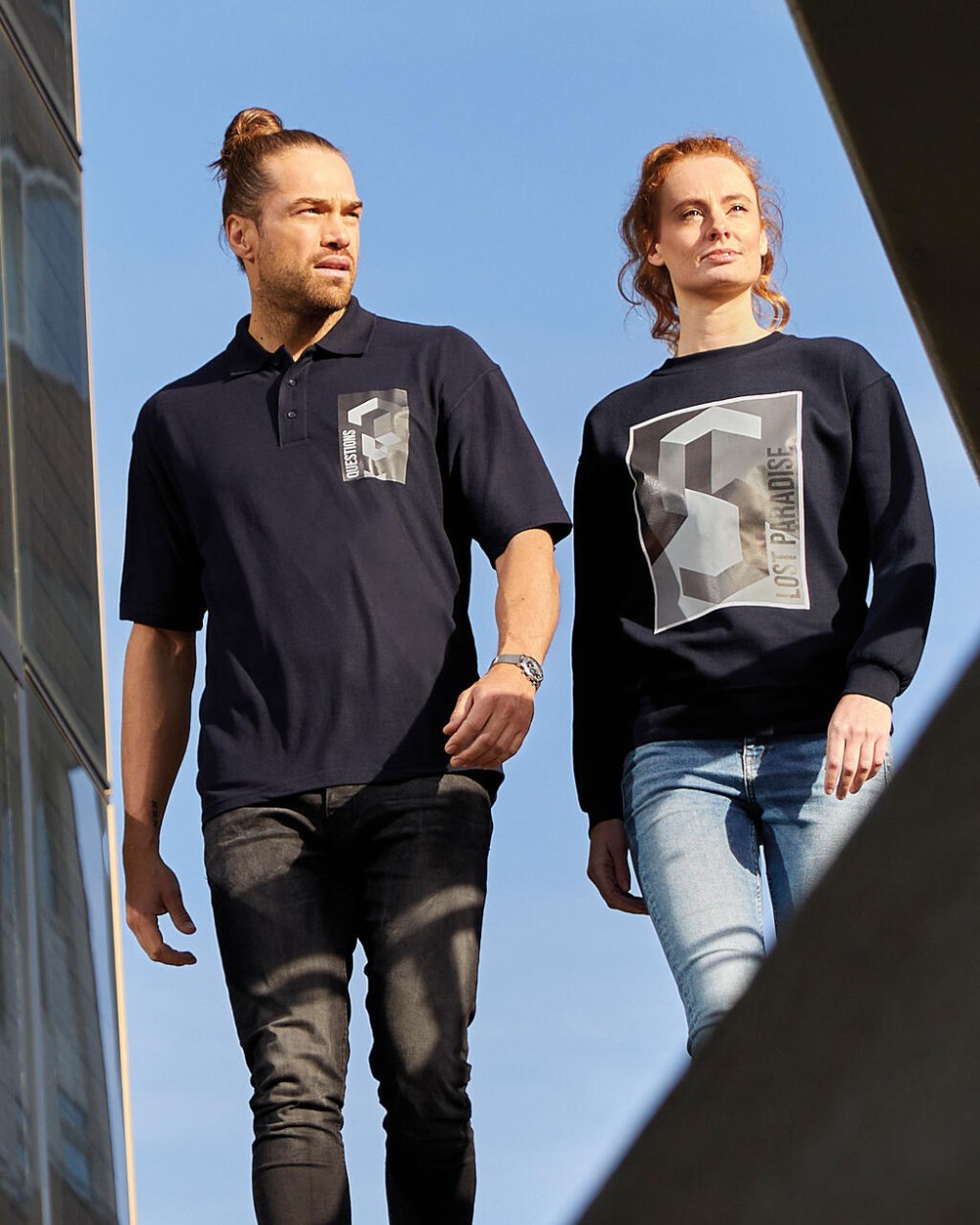  Unisex Polo Poloshirts personalisierbar