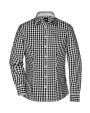 Hemden JAMES & NICHOLSON Ladies` Checked Blouse voor bedrukking &amp; borduring