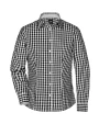 JAMES & NICHOLSON Ladies` Checked Blouse Hemden personalisierbar