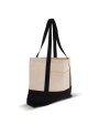 4DO Strandtasche Baumwollsegeltuch OEKO-TEX® 280g/m² 42x10x30cm Tote Bags personalisierbar