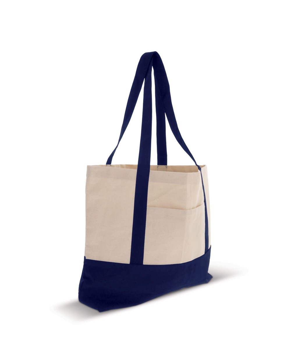 4DO Strandtasche Baumwollsegeltuch OEKO-TEX® 280g/m² 42x10x30cm Tote Bags personalisierbar