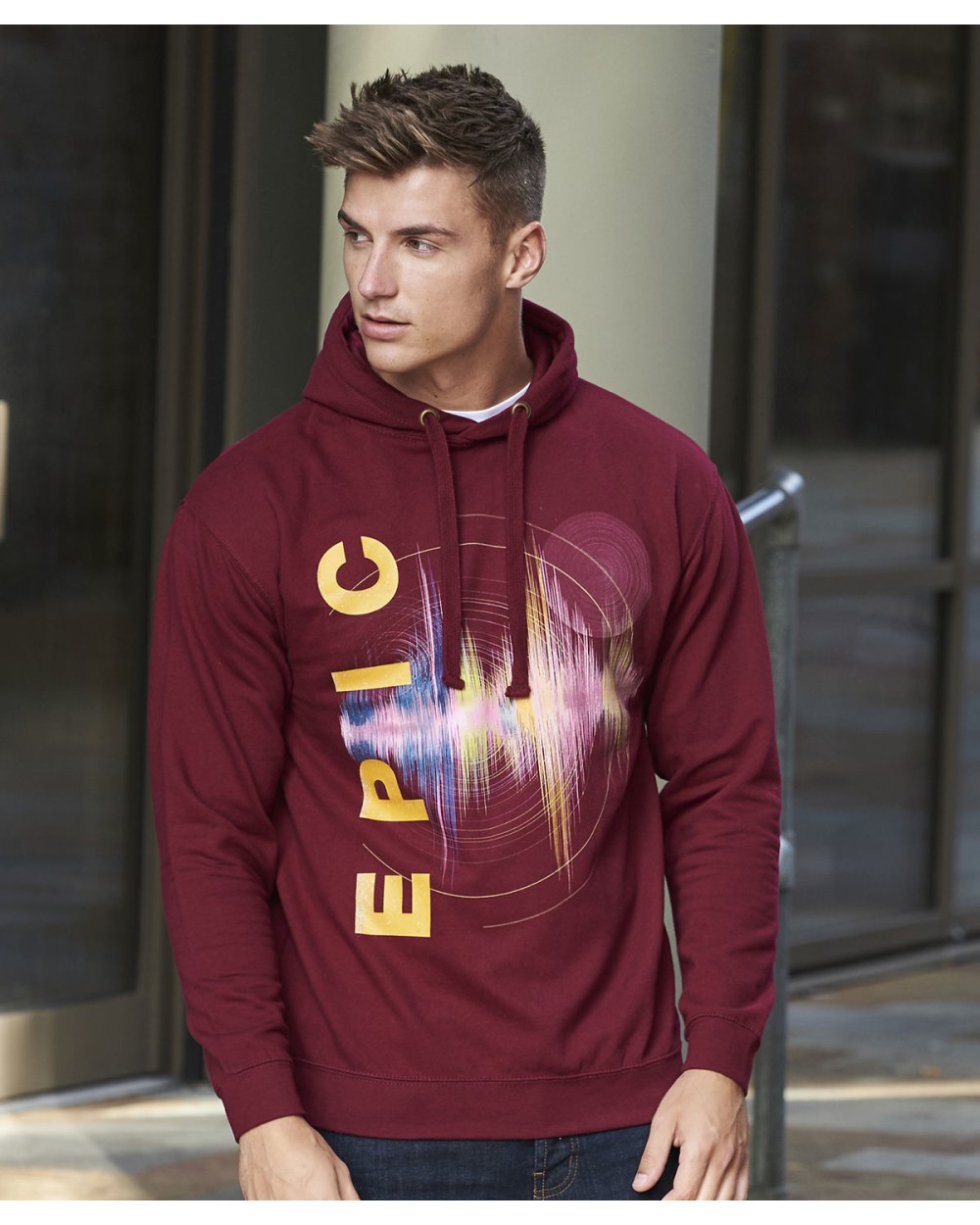 AWDIS EPIC PRINT HOODIE Sweatshirts personalisierbar