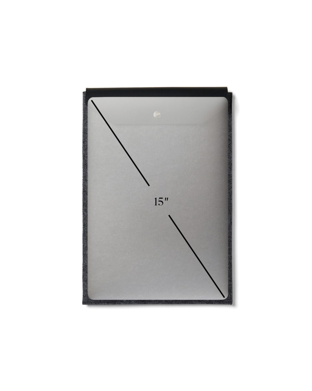 Tassen & Zakken VINGA VINGA Albon GRS gerecycled vilt 15" laptophoes voor bedrukking &amp; borduring