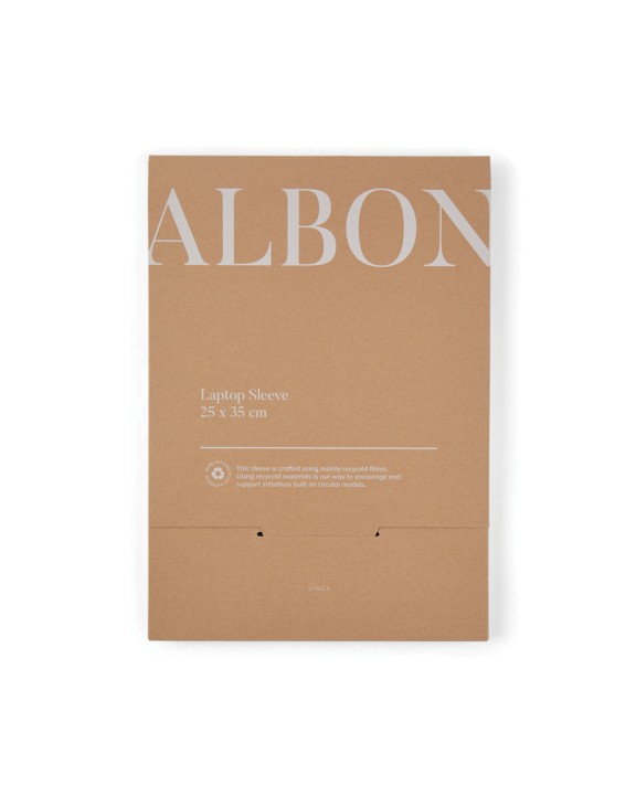 VINGA VINGA Albon 15" Laptop-Seeve aus GRS recyceltem Filz Taschen personalisierbar