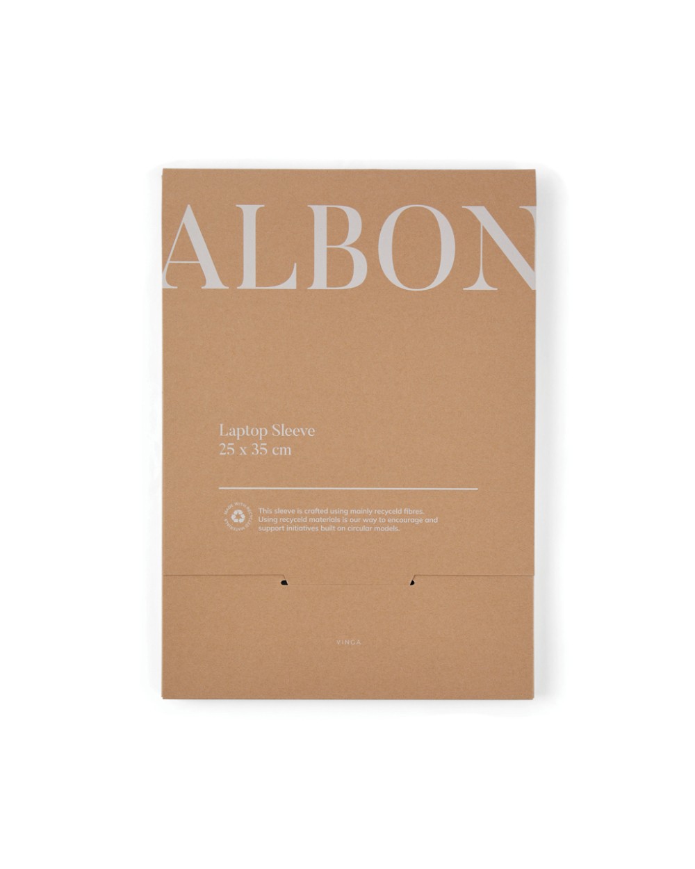 Tassen & Zakken VINGA VINGA Albon GRS gerecycled vilt 15" laptophoes voor bedrukking &amp; borduring